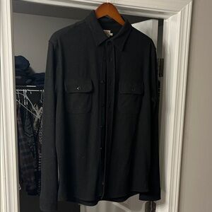Faherty Black Sweater Shirt